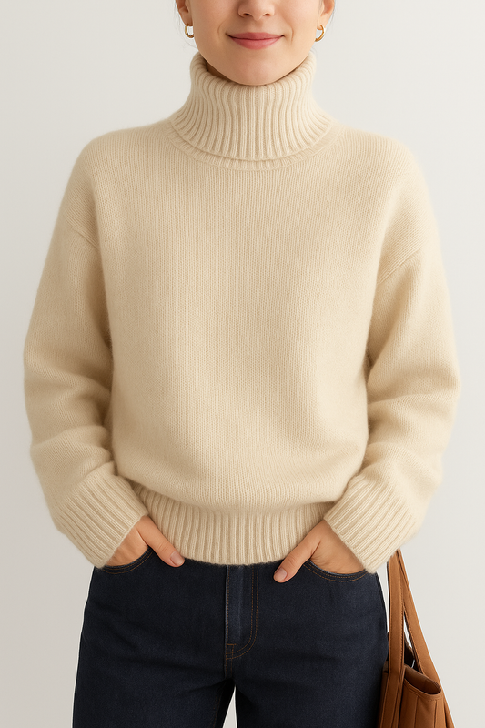 Maglione collo alto - Nuvola
