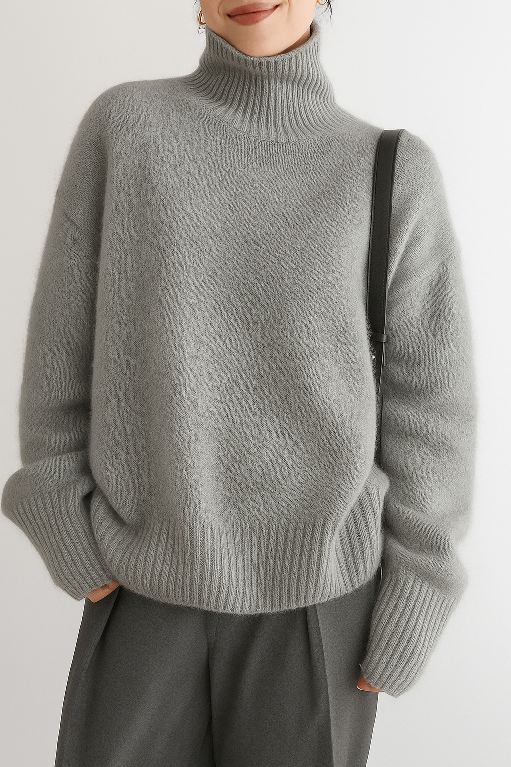 Maglione collo alto - Nuvola