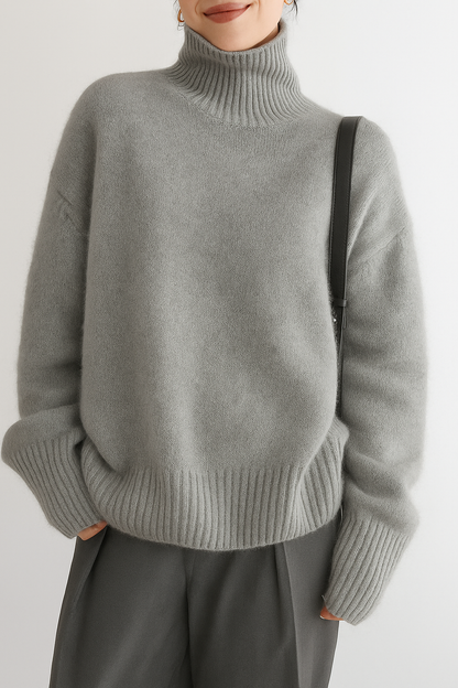 Maglione collo alto - Nuvola
