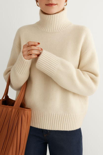Maglione collo alto - Nuvola