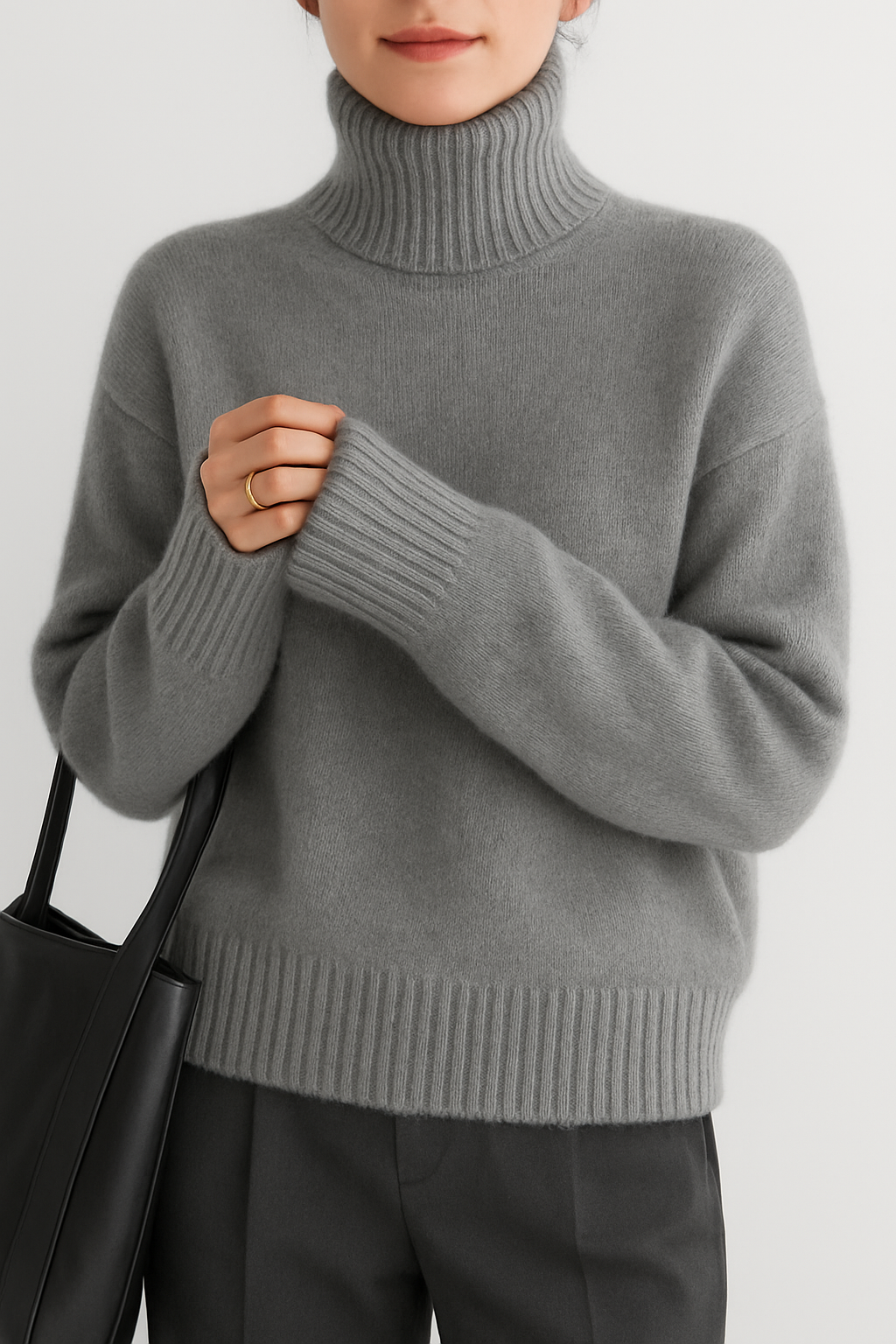 Maglione collo alto - Nuvola