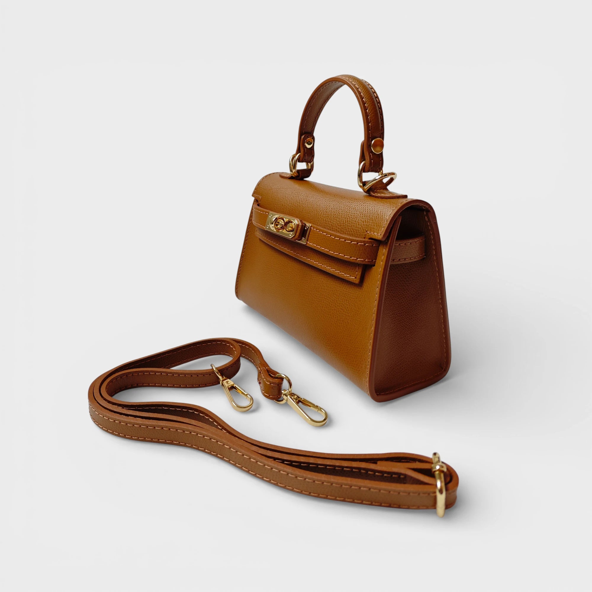 Borsa a mano CANDY – cognac