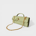 Borsa a mano Chloe in similpelle verde lato tracolla