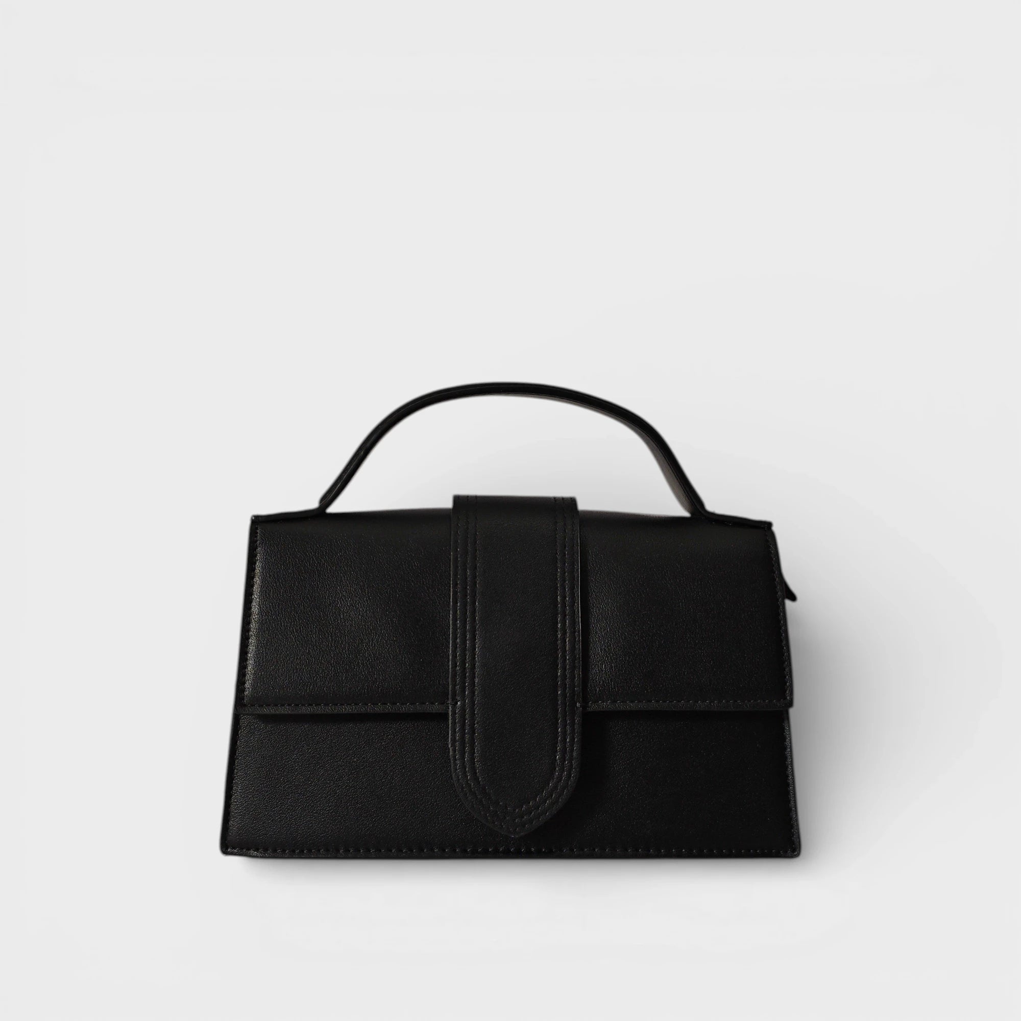 Borsa a mano Eva in similpelle colore nero
