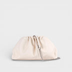 Borsa a mano in vera pelle Aria beige tracolla