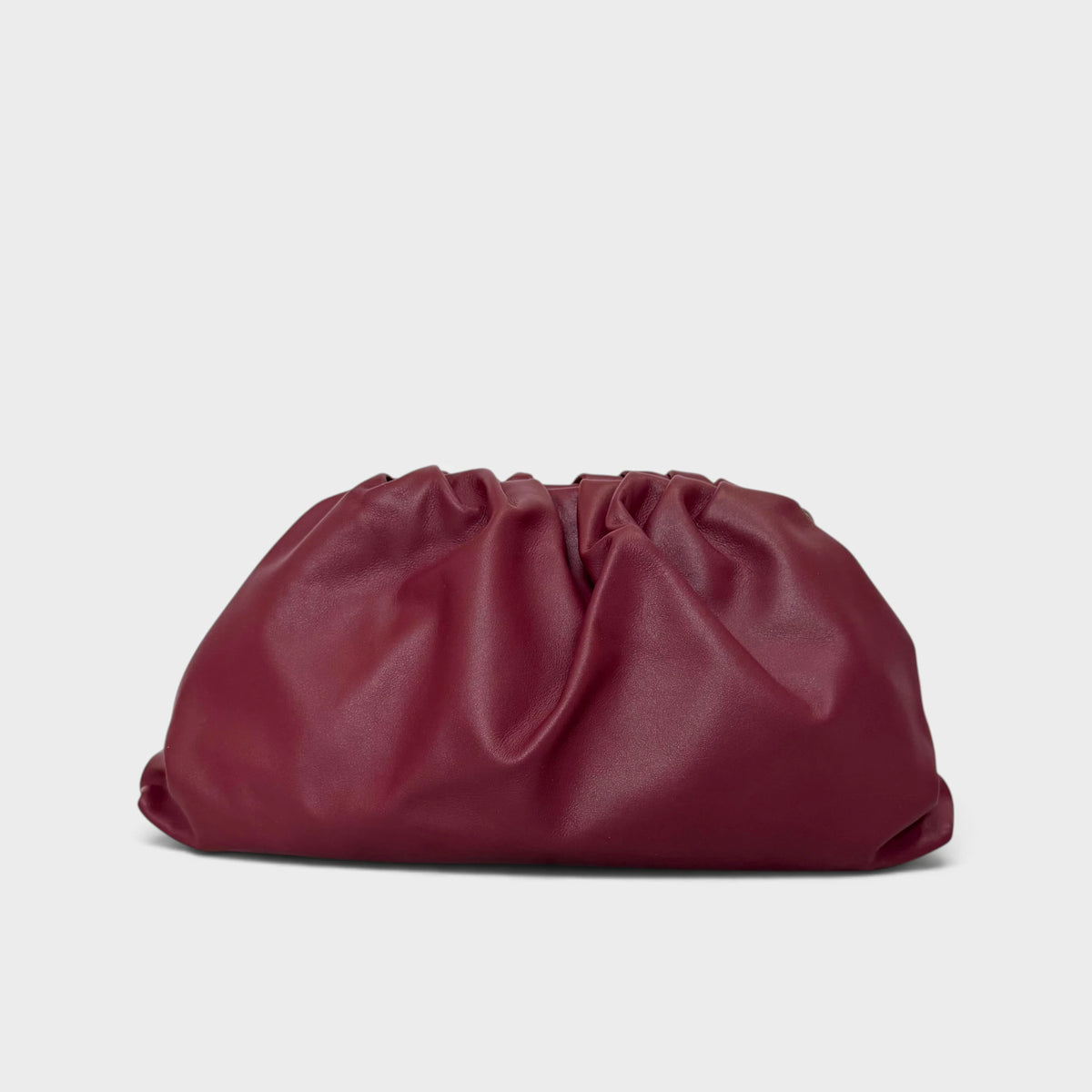Borsa a mano in vera pelle Aria colore burgundy