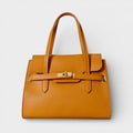 Borsa a mano in vera pelle Diana cuoio