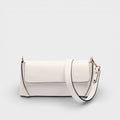 Borsa a spalla in vera pelle Vera colore bianco