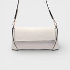 Borsa a spalla in vera pelle Vera colore bianco spalla