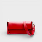Borsa a spalla in vera pelle Vera colore rosso